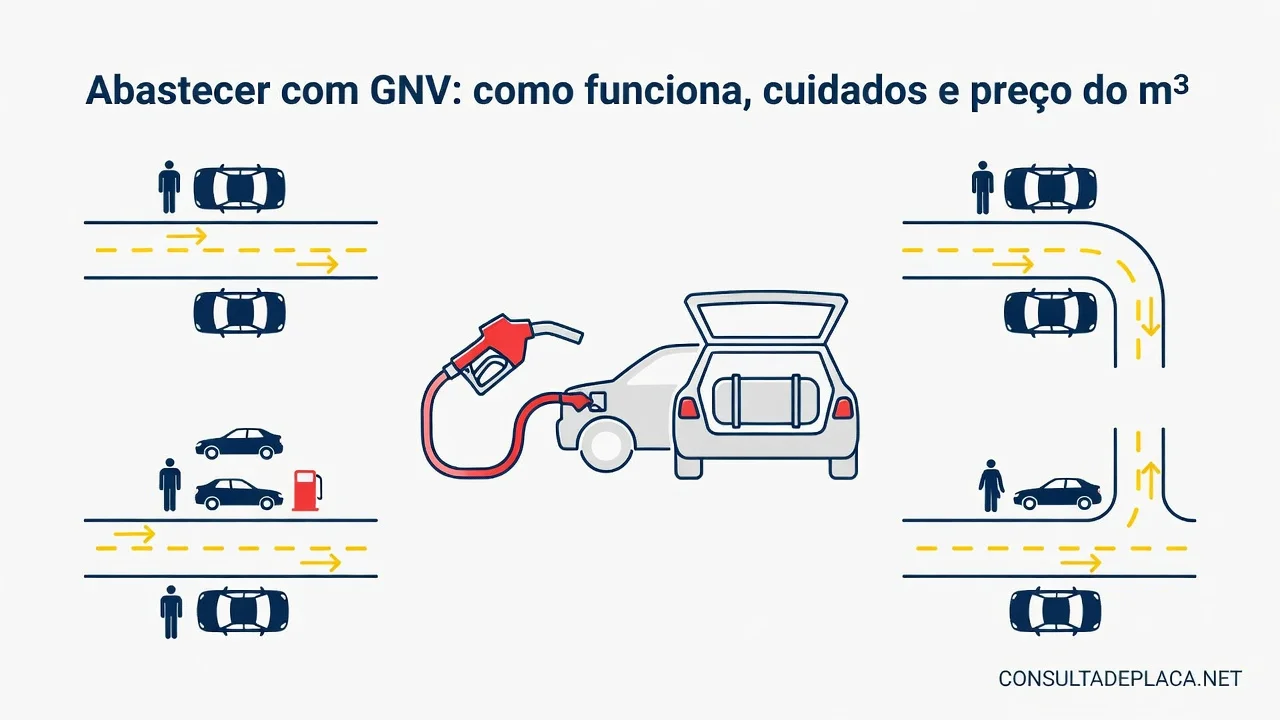 Abastecer com GNV: como funciona, cuidados e preço do m³