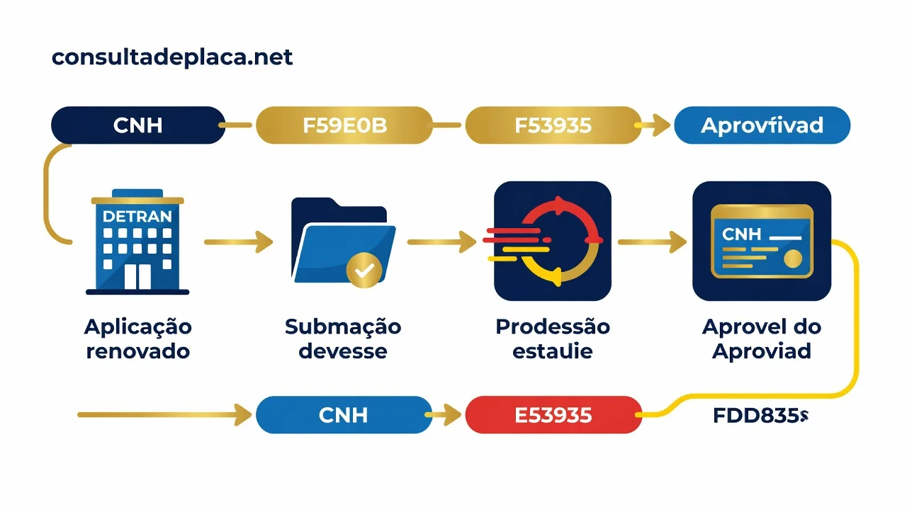 Acompanhar o Processo da CNH Status no DETRAN