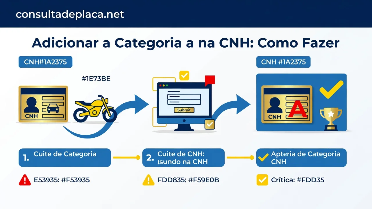 Adicionar a Categória a na CNH: Como Fazer