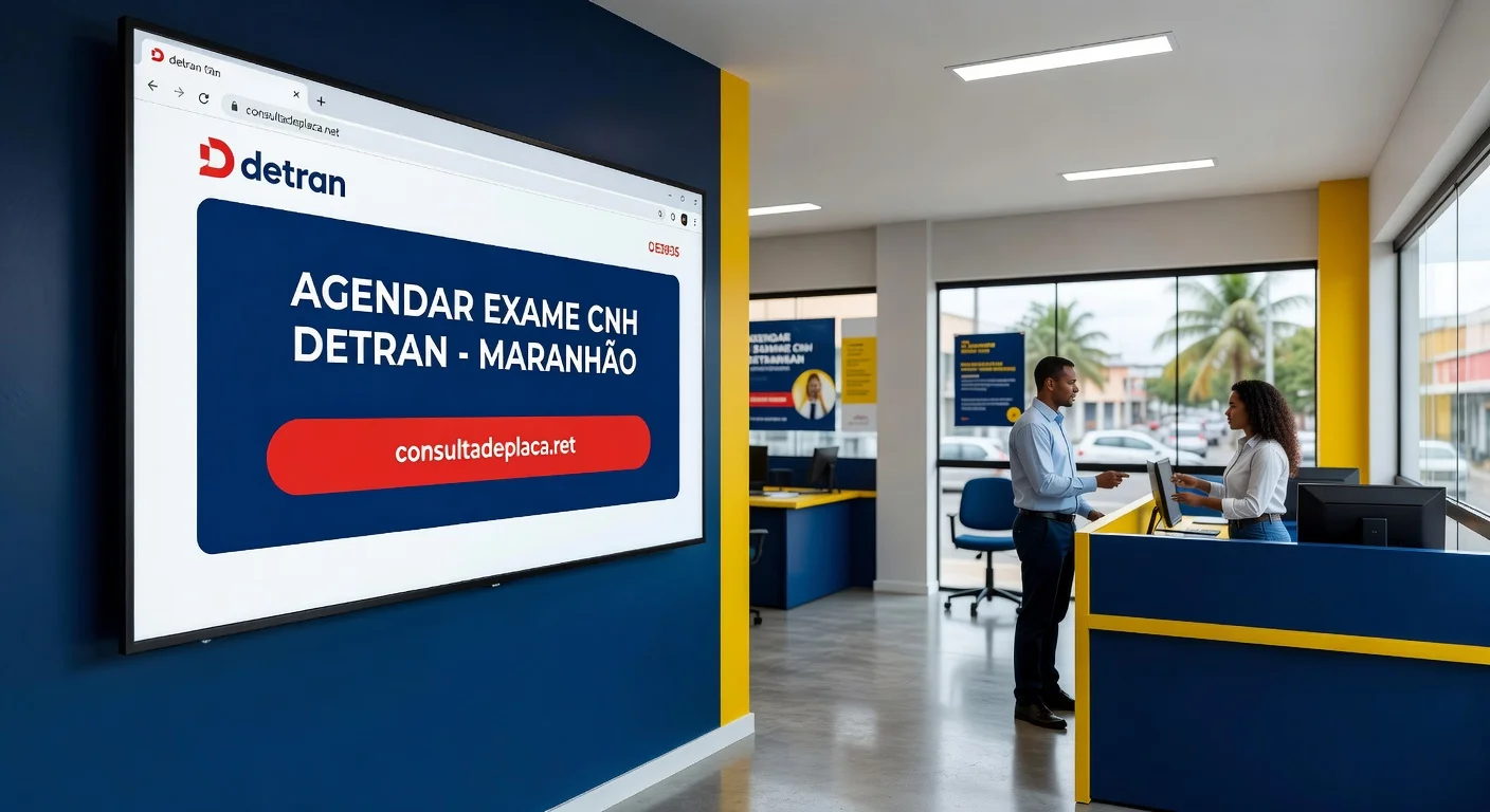 Agendar Exame da CNH no DETRAN Maranhão 2026: Teórico, Médico e Biometria