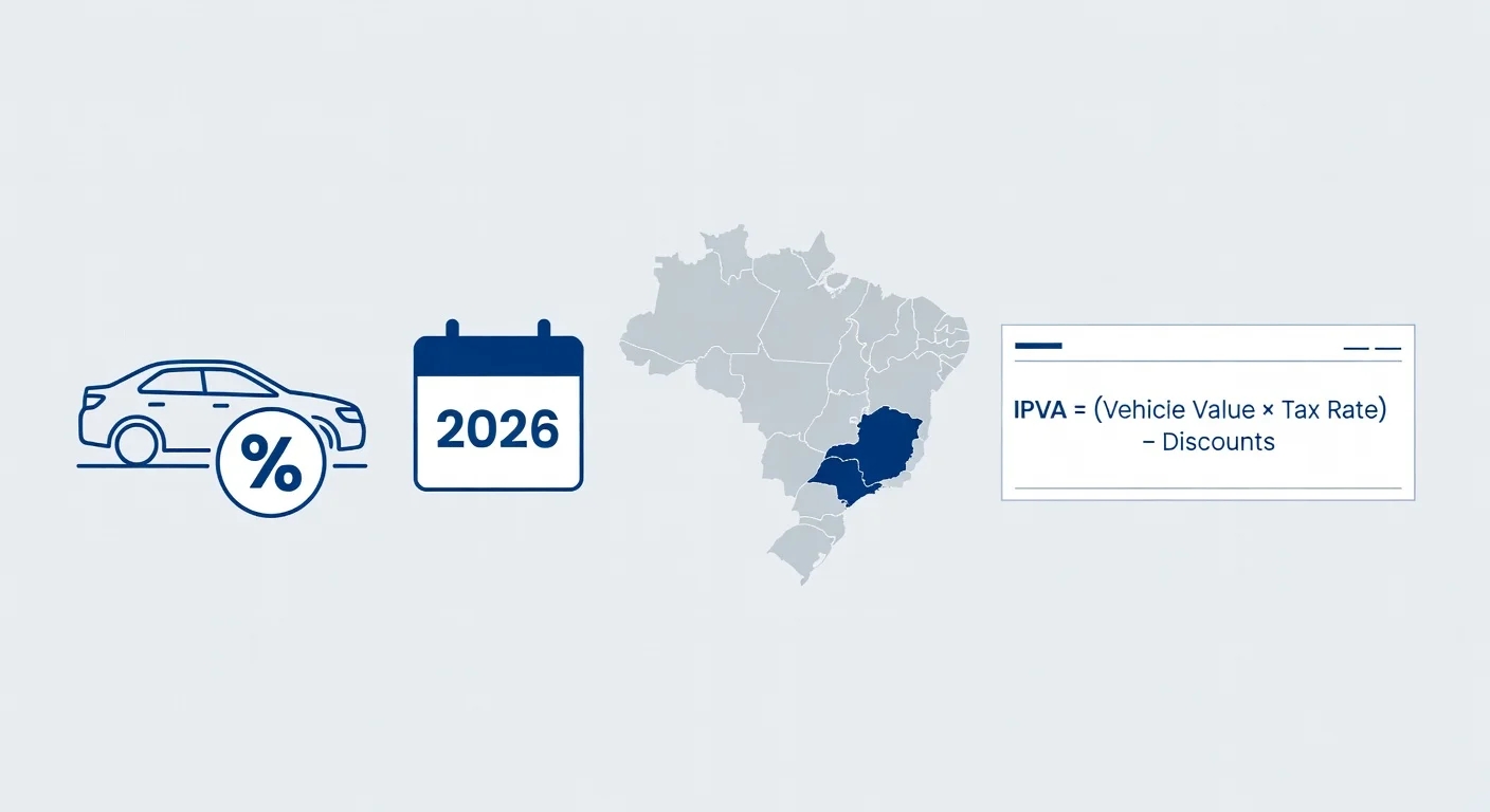 Alíquota IPVA Espírito Santo 2026: porcentagens por tipo de veículo e como calcular