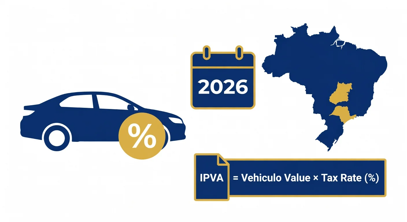 Alíquota IPVA Pará 2026: porcentagens por tipo de veículo e como calcular