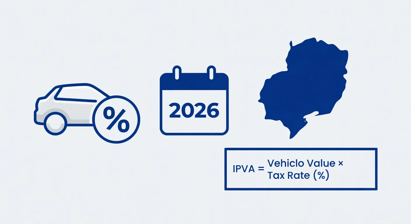 Alíquota IPVA Piauí 2026: porcentagens por tipo de veículo e como calcular