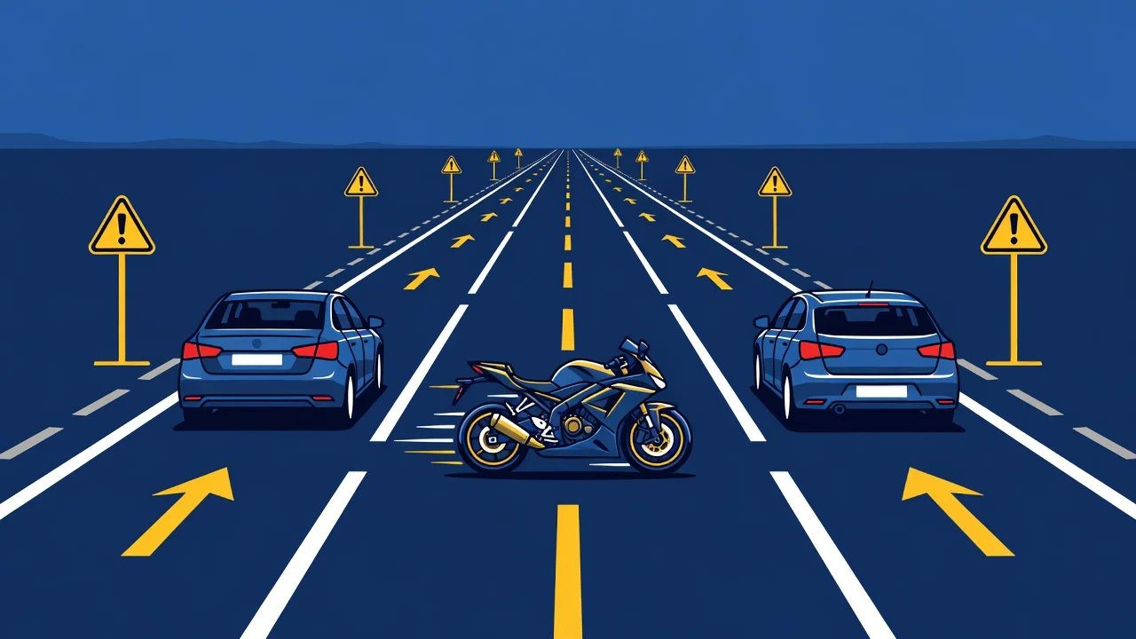Andar no Corredor de Moto e Permitido? Lei 2026