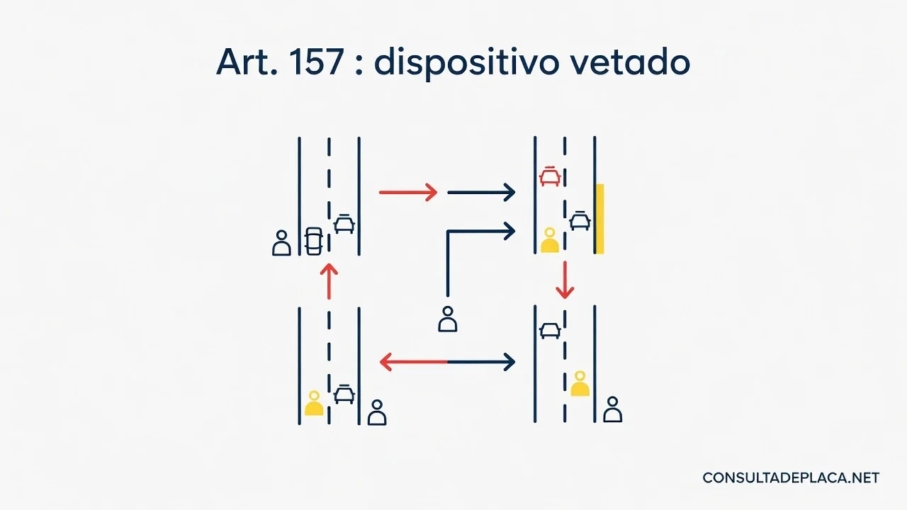 Art. 157 do CTB: dispositivo vetado