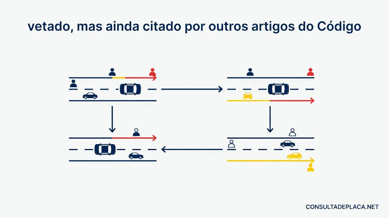 Artigo 66 do CTB: vetado, mas ainda citado por outros artigos do Código