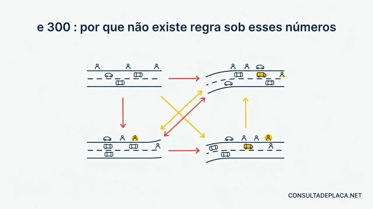 Artigos 299 e 300 do CTB: por que não existe regra sob esses números