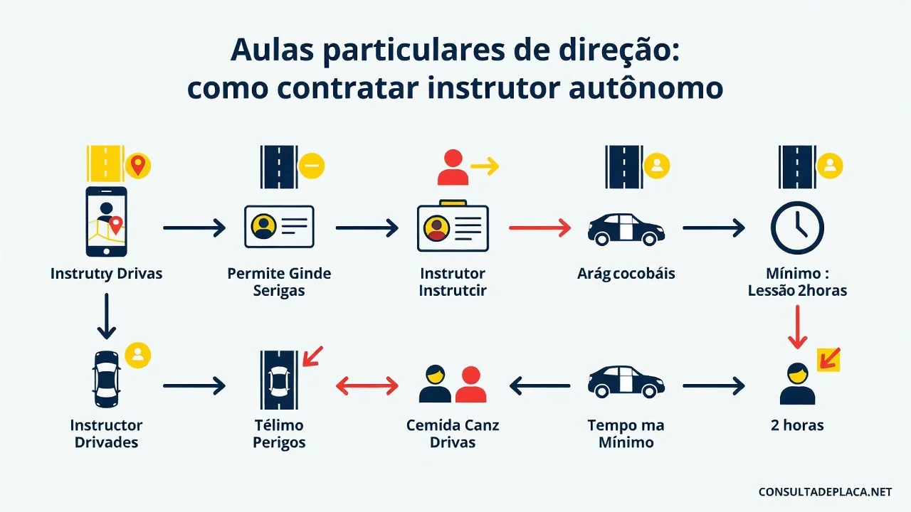 Aulas particulares de direção: como contratar instrutor autônomo