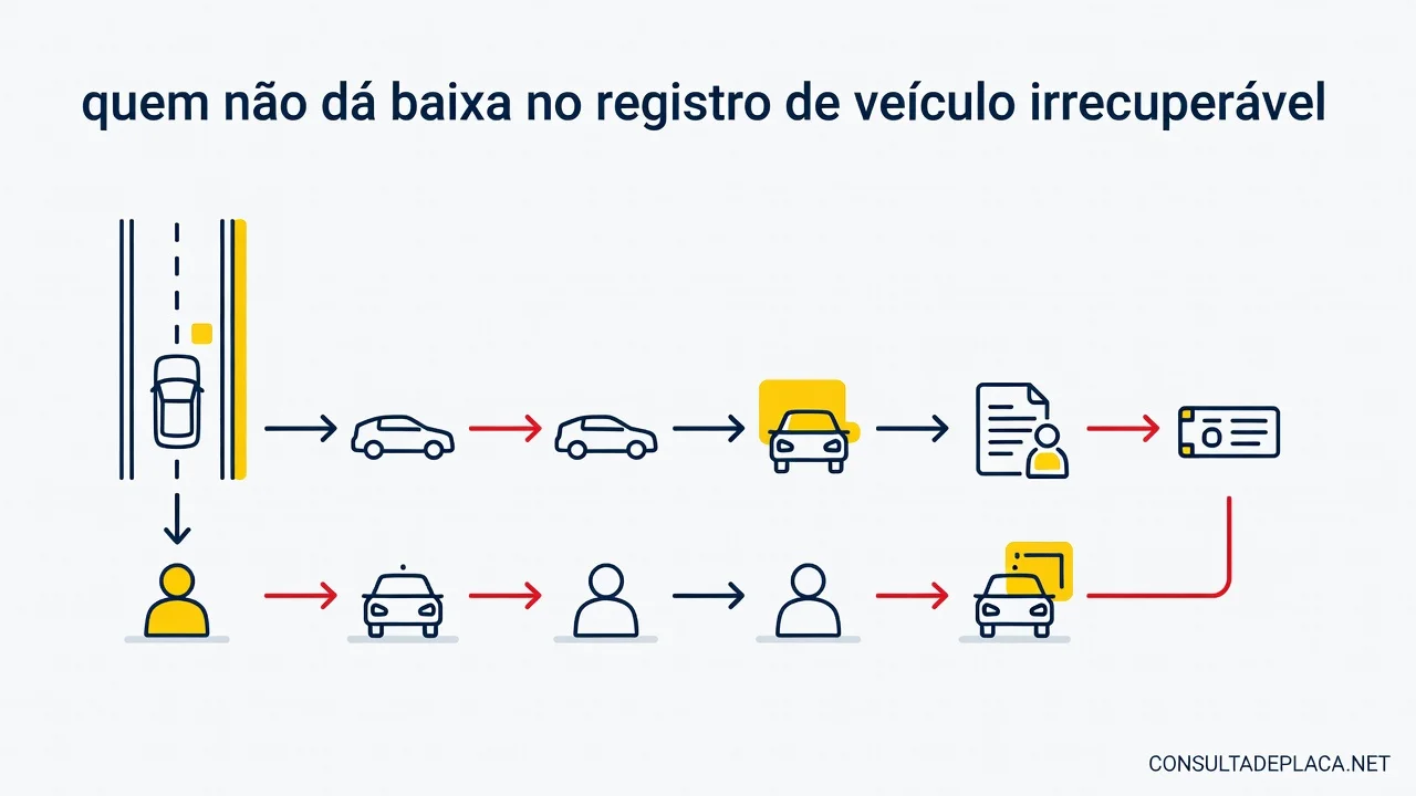 Artigo 240 do CTB: quem não dá baixa no registro de veículo irrecuperável