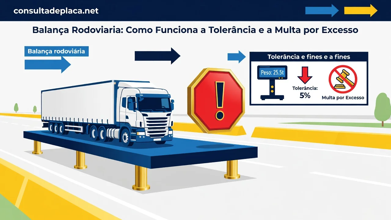 Balanca Rodoviaria: Como Funciona a Tolerancia e a Multa por Excesso