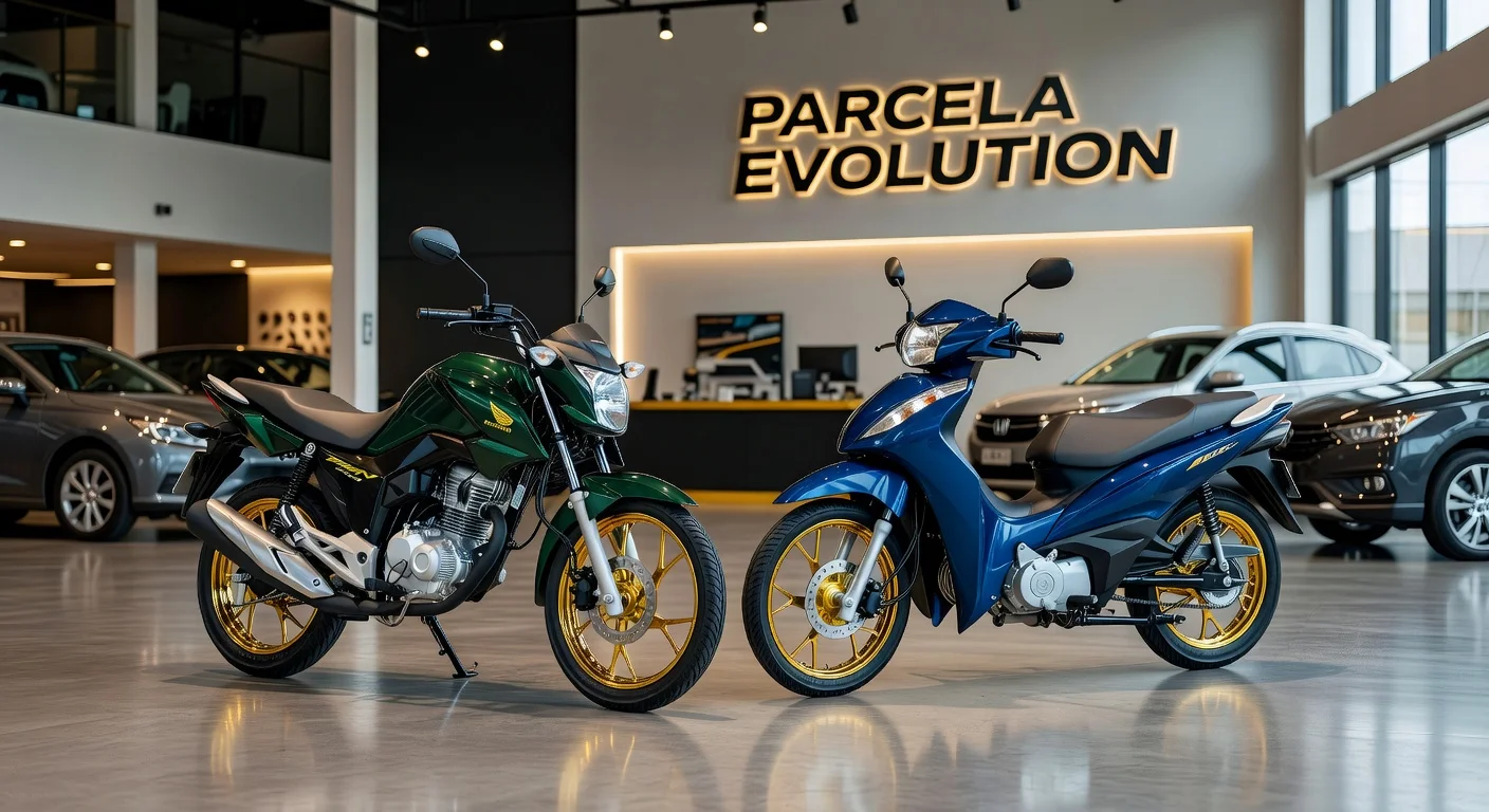 Banco Honda Evolution 2026: Financie CG 160 e Biz com Entrada Flexível