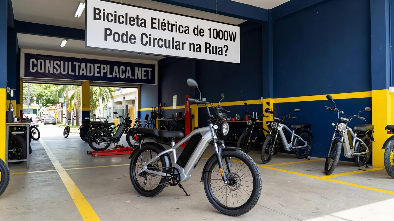 Bicicleta Elétrica de 1000W Pode Circular na Rua?