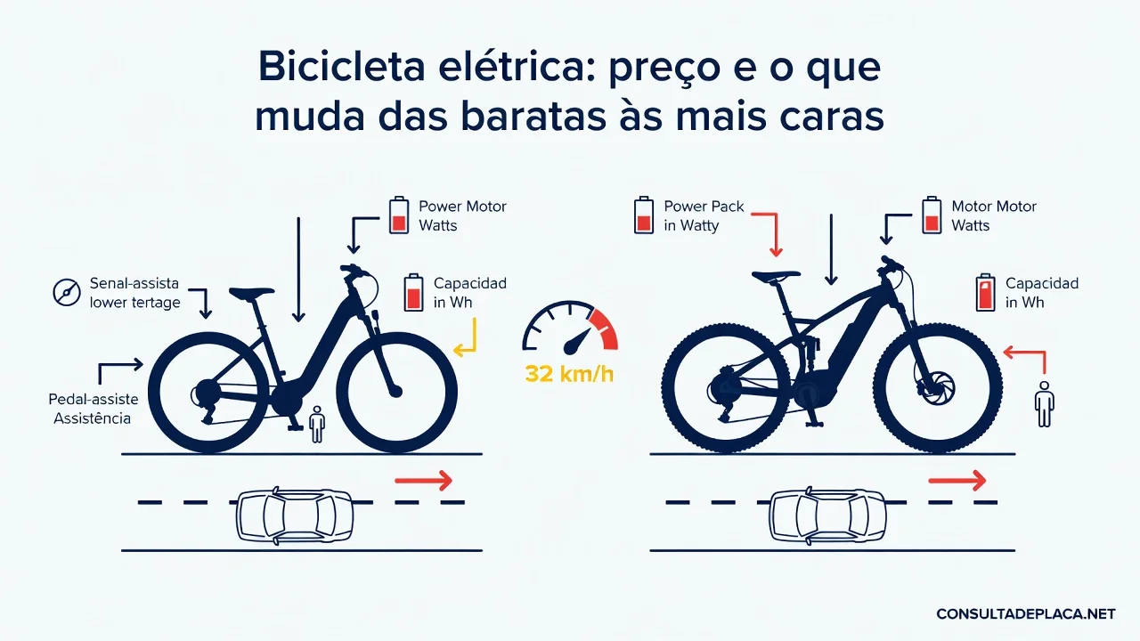 Bicicleta elétrica: preço e o que muda das baratas às mais caras