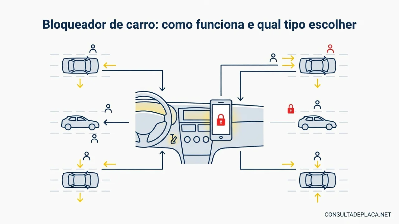 Bloqueador de carro: como funciona e qual tipo escolher