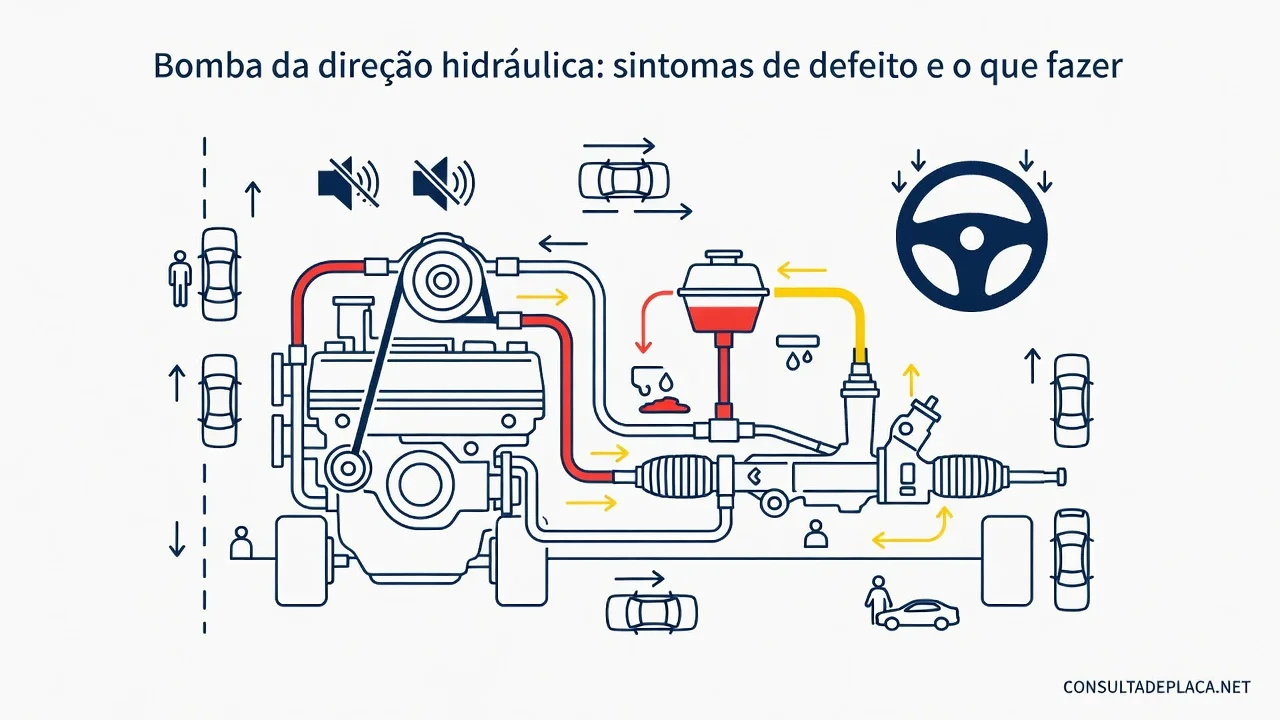 Bomba da direção hidráulica: sintomas de defeito e o que fazer