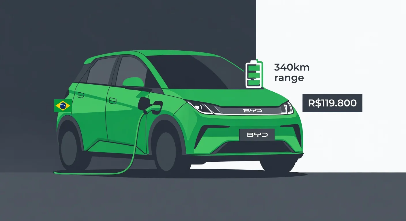 BYD Dolphin Mini 2026: preço, autonomia e vale a pena?