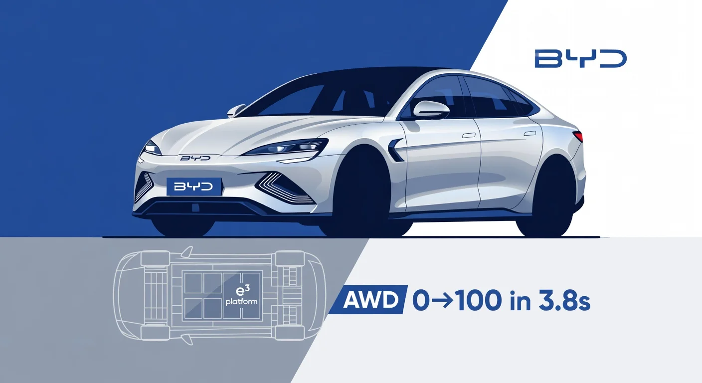 BYD Seal 2026: sedan elétrico premium com 510km de autonomia