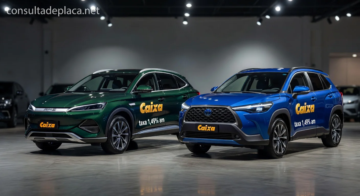Caixa 2026: Financiamento de Carro Elétrico e Híbrido com Taxa de 1,49% a.m.