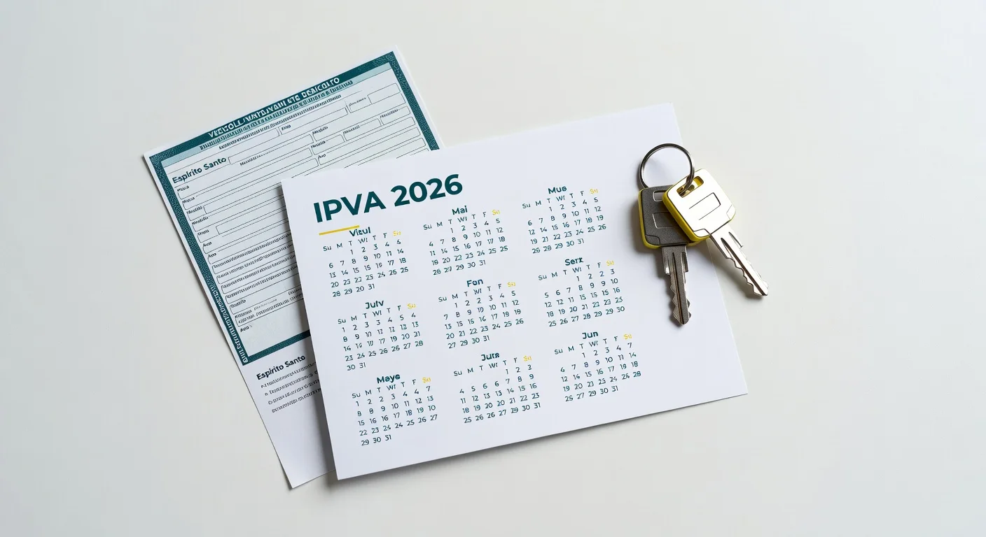 Calendário IPVA 2026 ES: Datas e Prazos para Não Perder