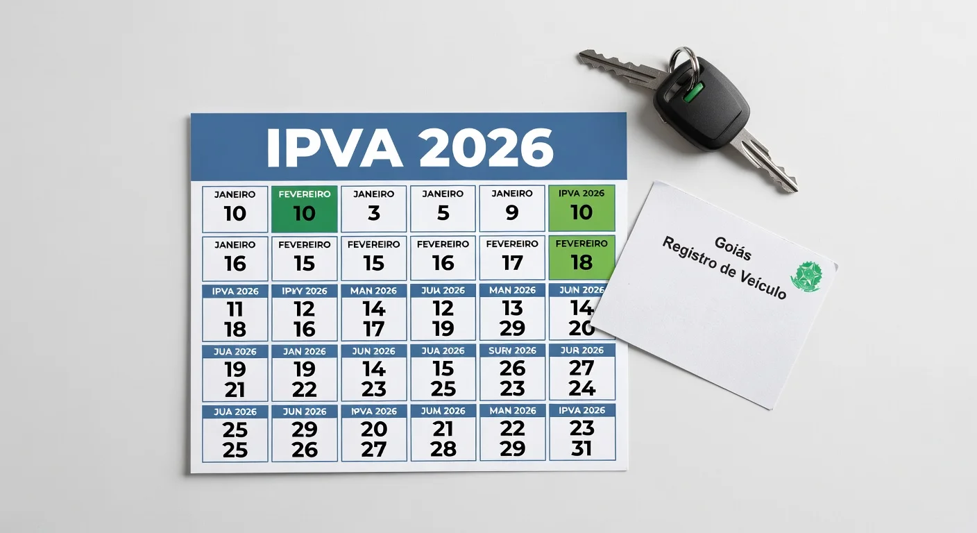 Calendário IPVA 2026 GO: Datas e Prazos para Não Perder
