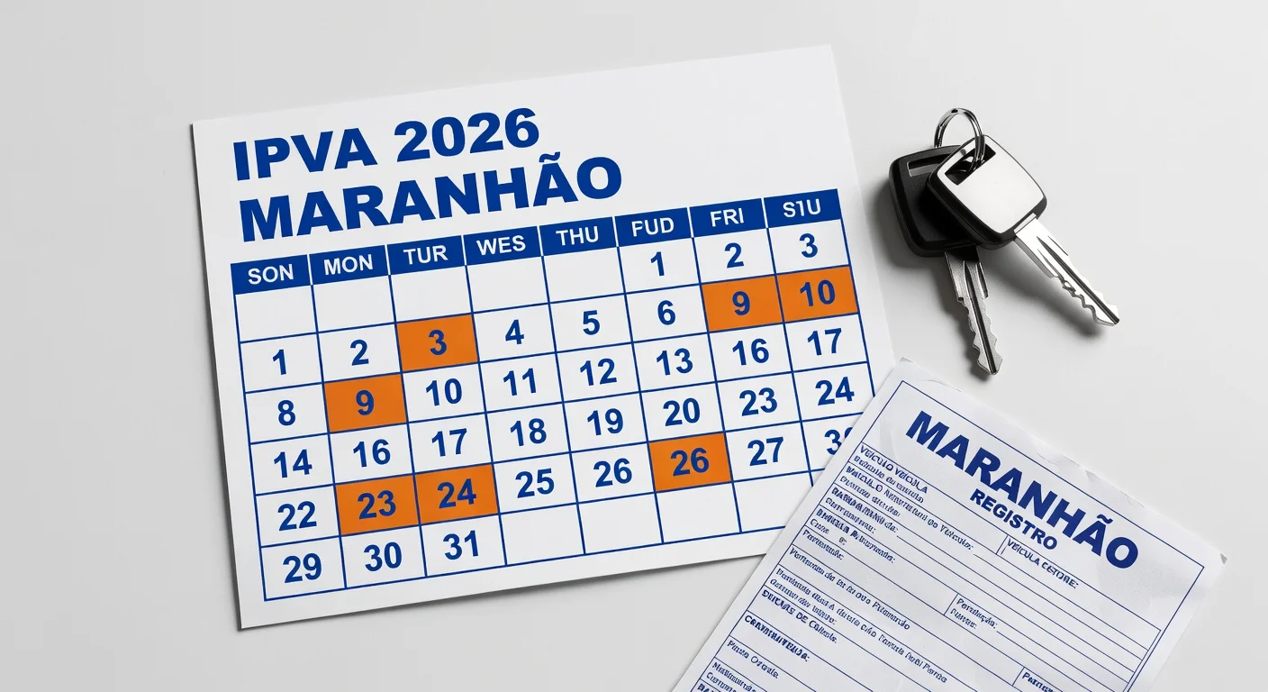 Calendário IPVA 2026 MA: Datas e Prazos para Não Perder