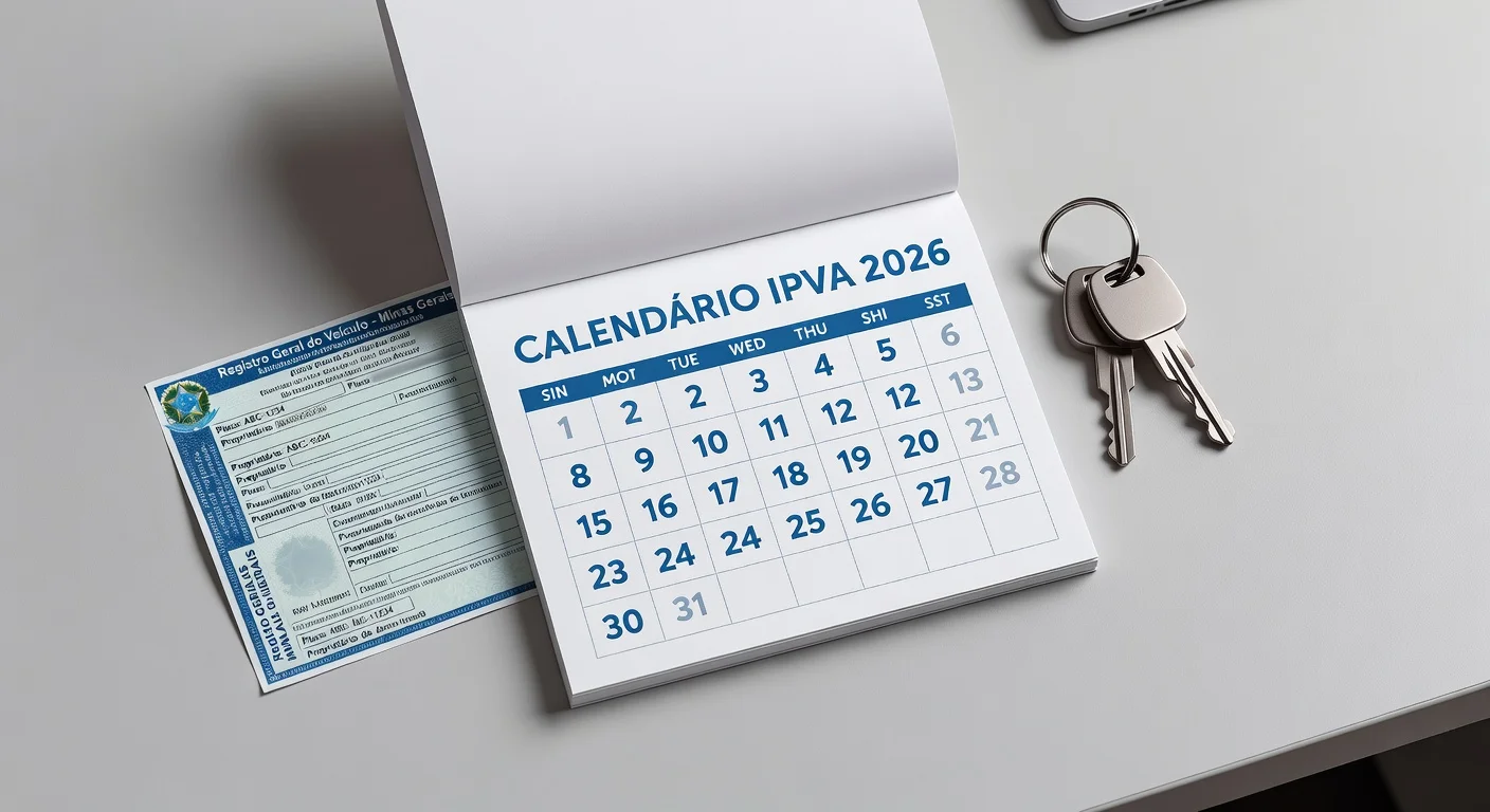 Calendário IPVA 2026 MG: Datas e Prazos para Não Perder