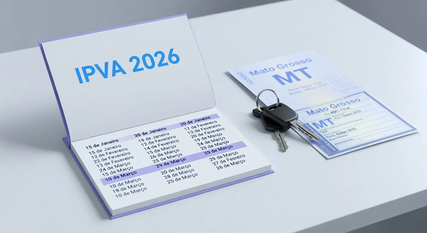 Calendário IPVA 2026 MT: Datas e Prazos para Não Perder