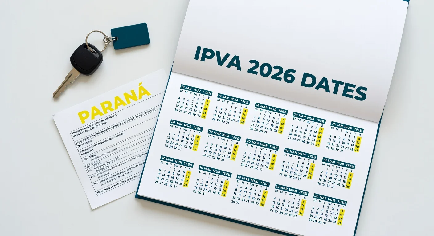 Calendário IPVA 2026 PR: Datas e Prazos para Não Perder