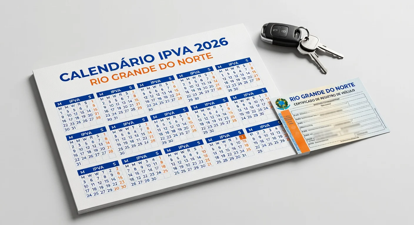 Calendário IPVA 2026 RN: Datas e Prazos para Não Perder