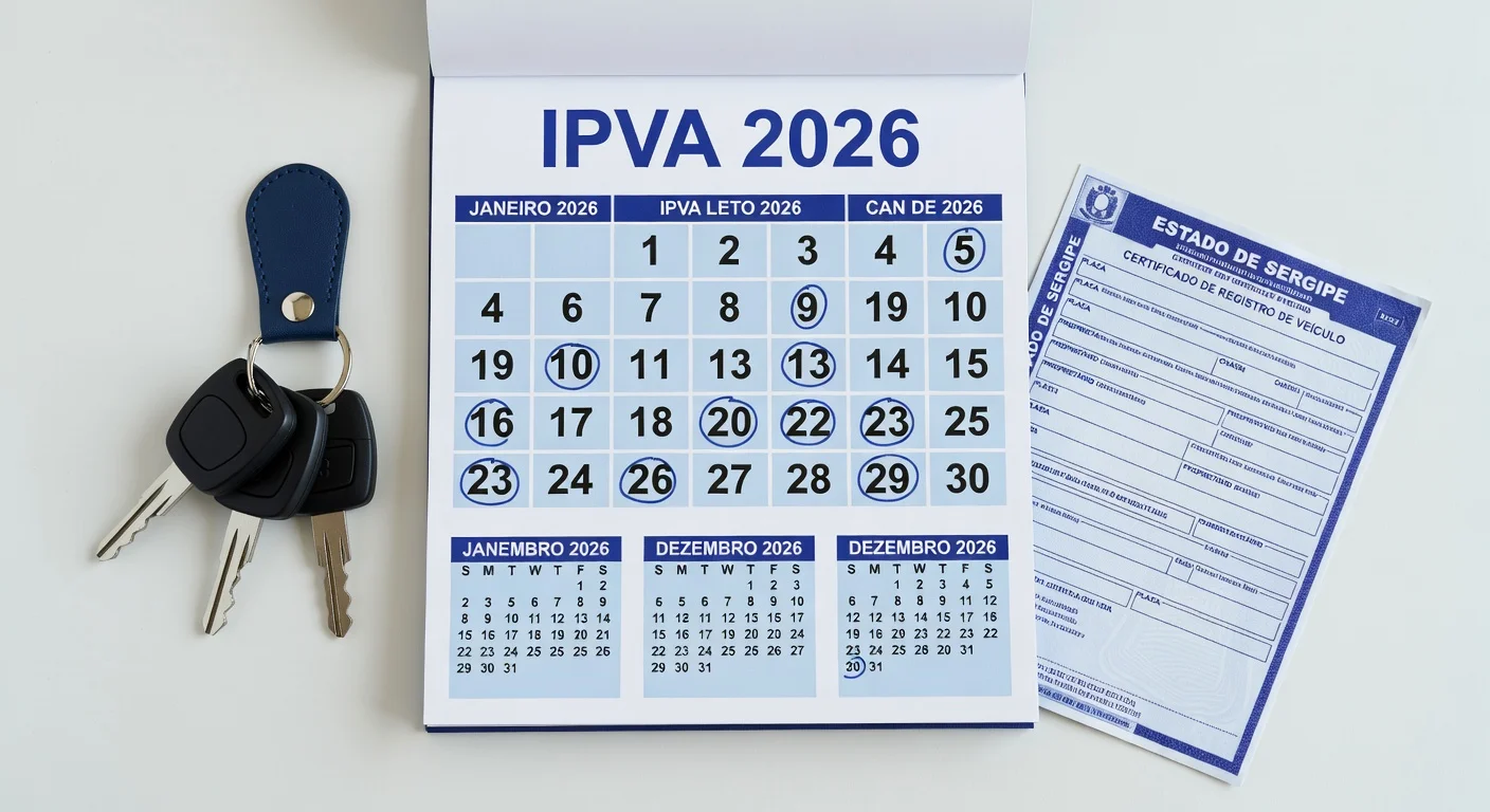 Calendário IPVA 2026 SE: Datas e Prazos para Não Perder