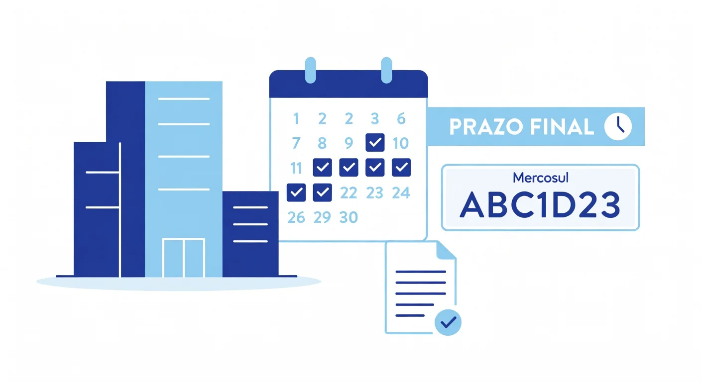 Calendário Licenciamento BA 2026: Datas por Final de Placa