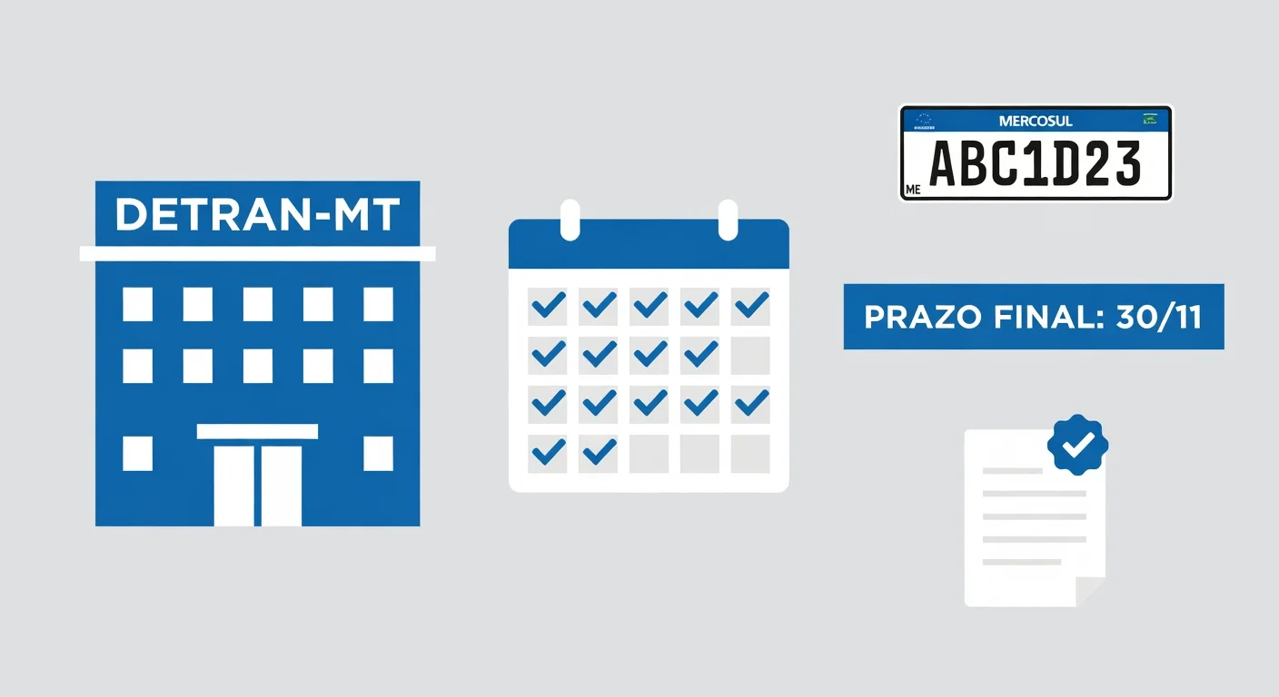 Calendário Licenciamento MT 2026: Datas por Final de Placa