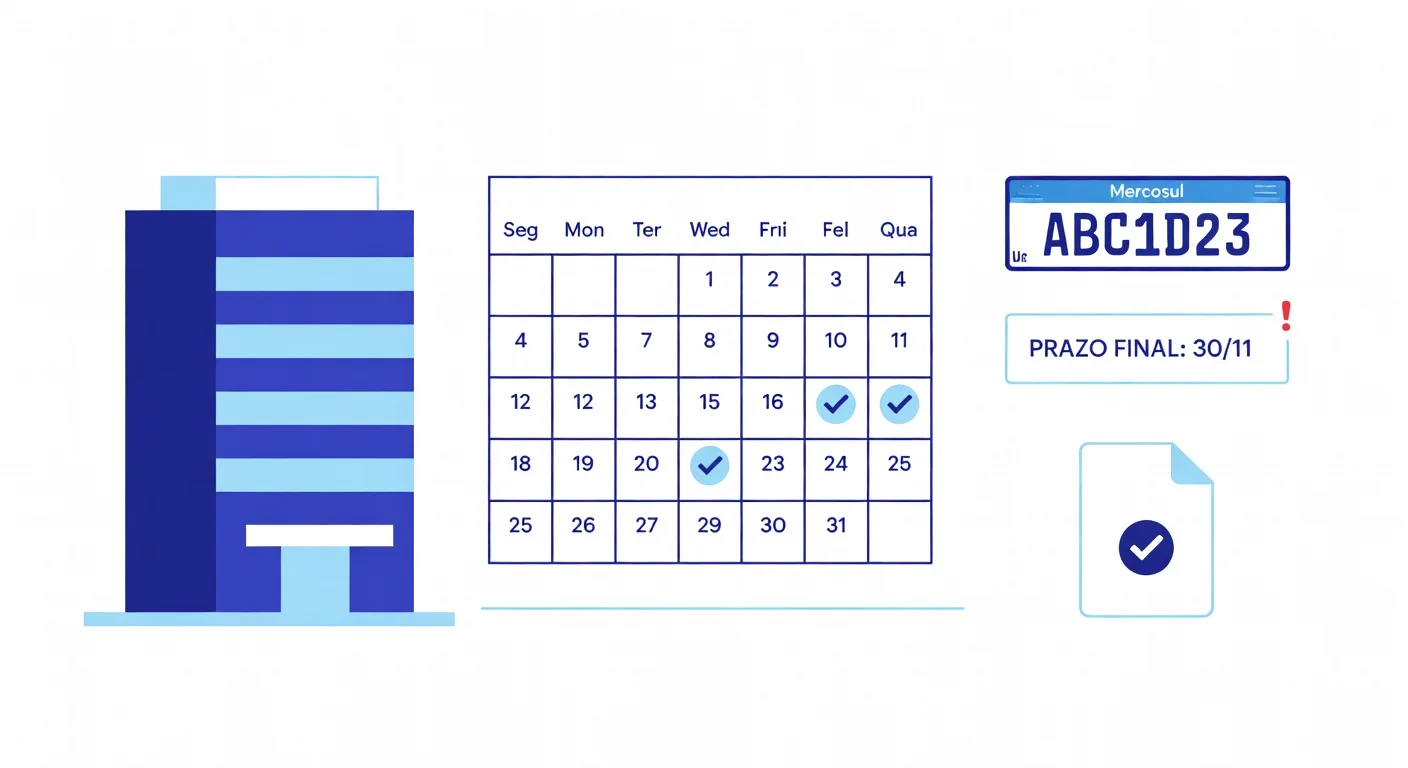 Calendário Licenciamento RN 2026: Datas por Final de Placa