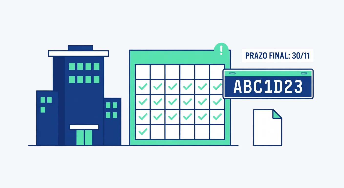 Calendário Licenciamento RO 2026: Datas por Final de Placa