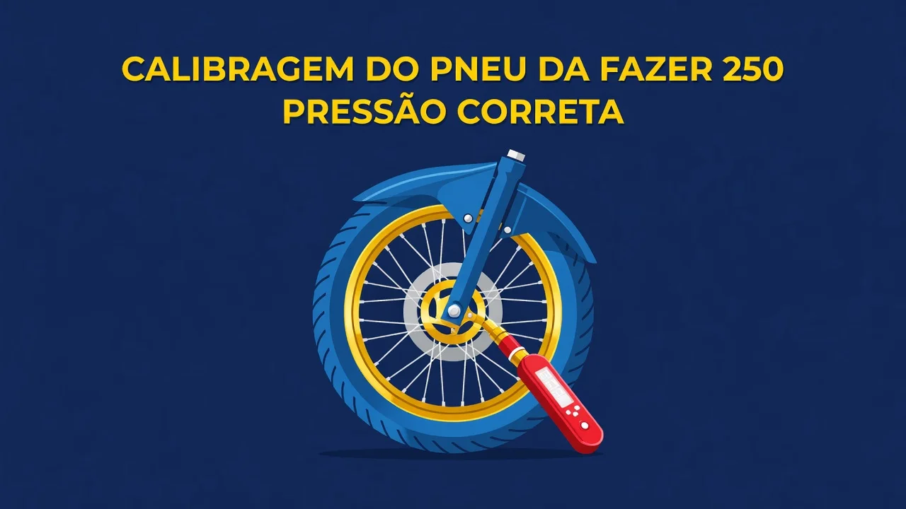 Calibragem do Pneu da Fazer 250 Pressão Correta