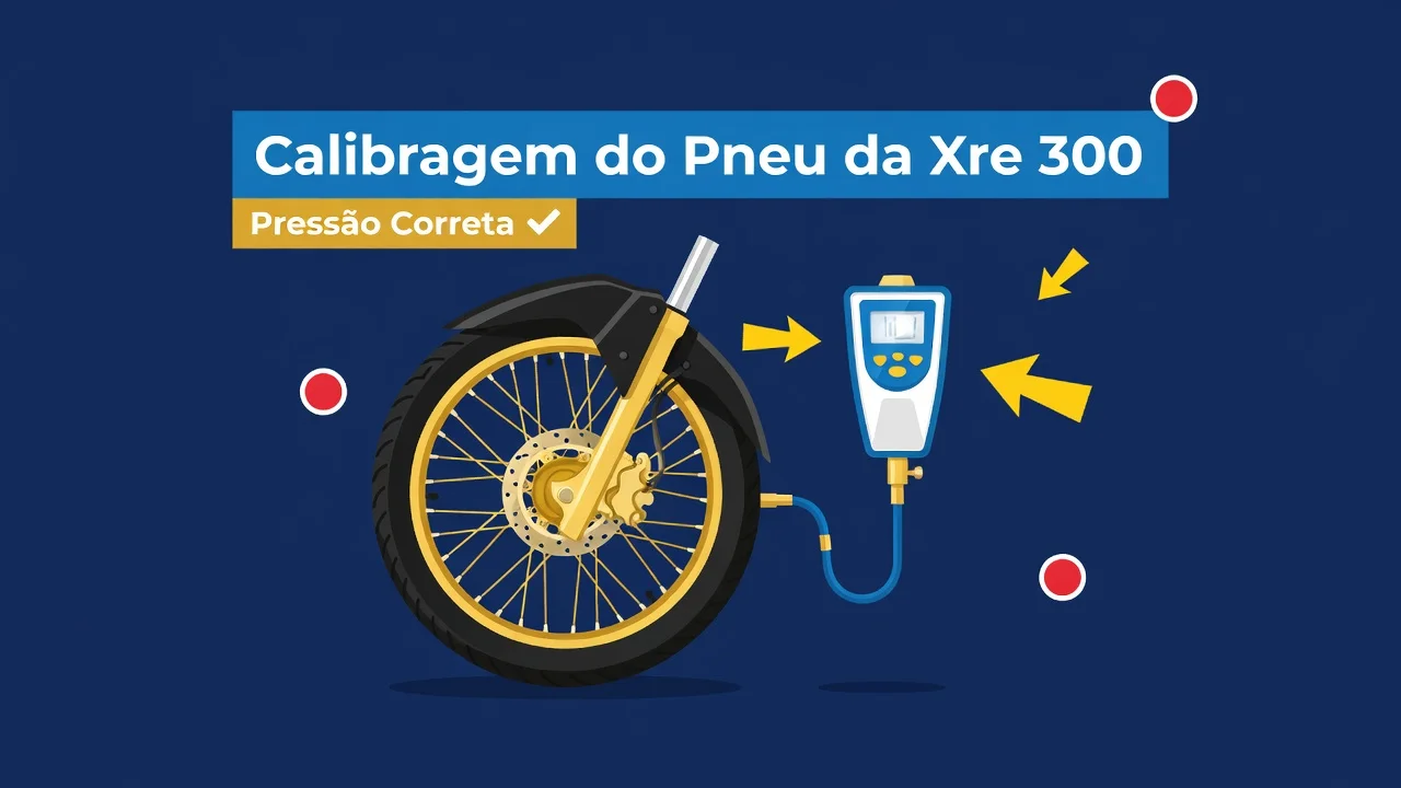 Calibragem do Pneu da Xre 300 Pressão Correta