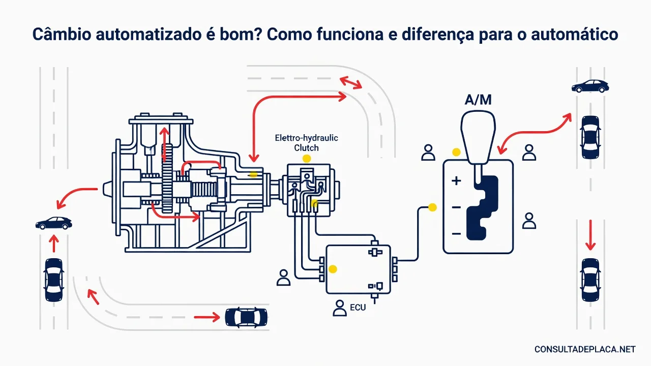 Câmbio automatizado é bom? Como funciona e diferença para o automático
