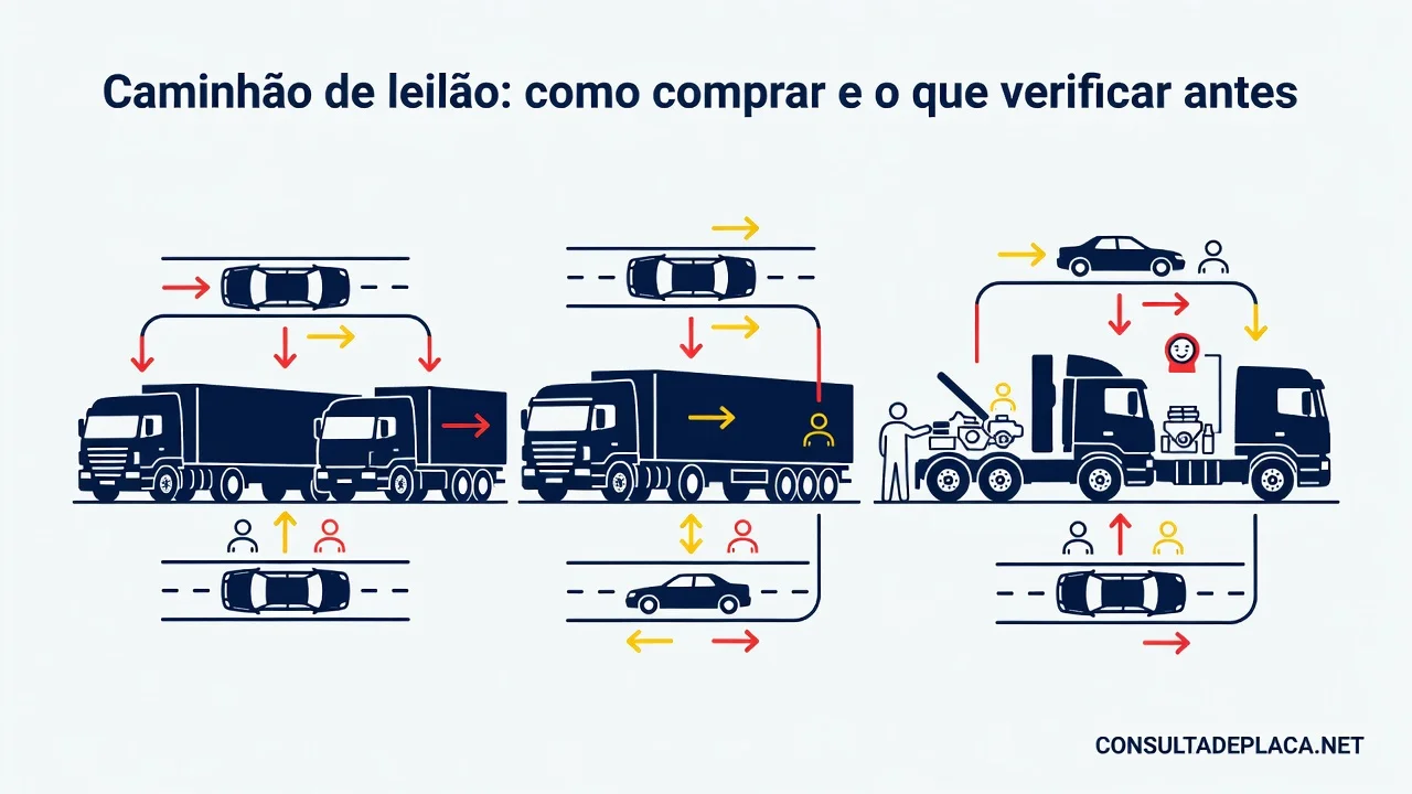 Caminhão de leilão: como comprar e o que verificar antes
