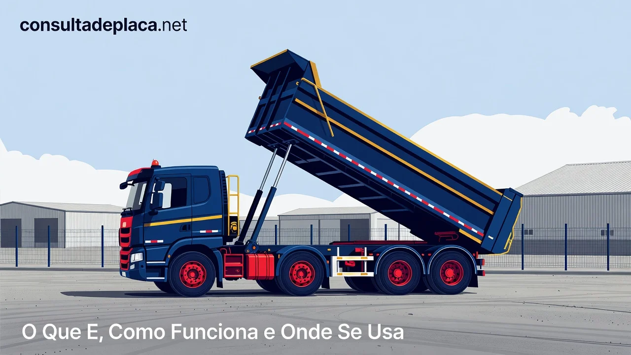 Carreta Basculante: O Que E, Como Funciona e Onde Se Usa