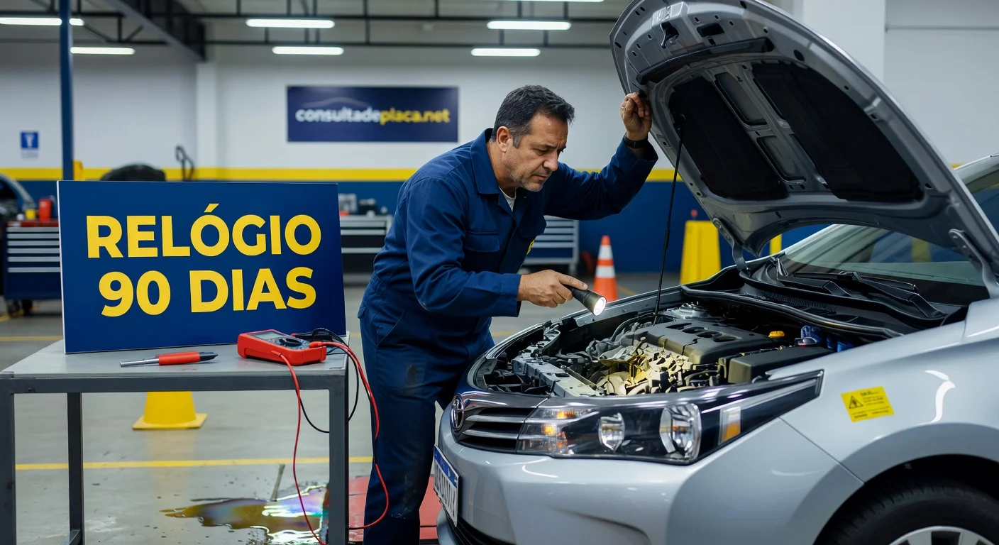 Carro Usado com Defeito Oculto 2026: Você Tem 90 Dias para Reclamar