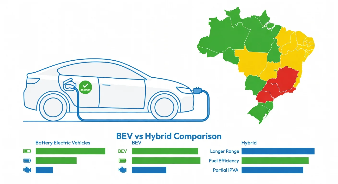 Carro elétrico paga IPVA em 2026? Alíquotas e isenções por estado