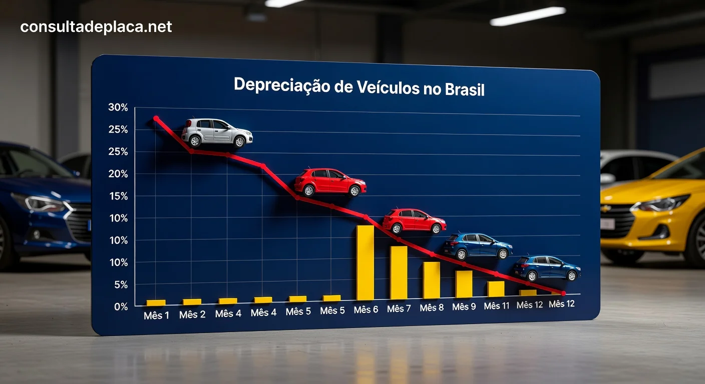 Carros que Mais Desvalorizam no Brasil em 2026: Ranking dos 12 Meses