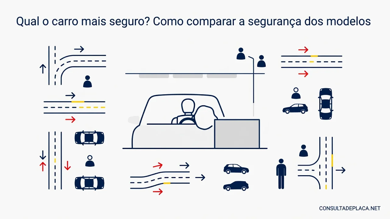 Qual o carro mais seguro? Como comparar a segurança dos modelos