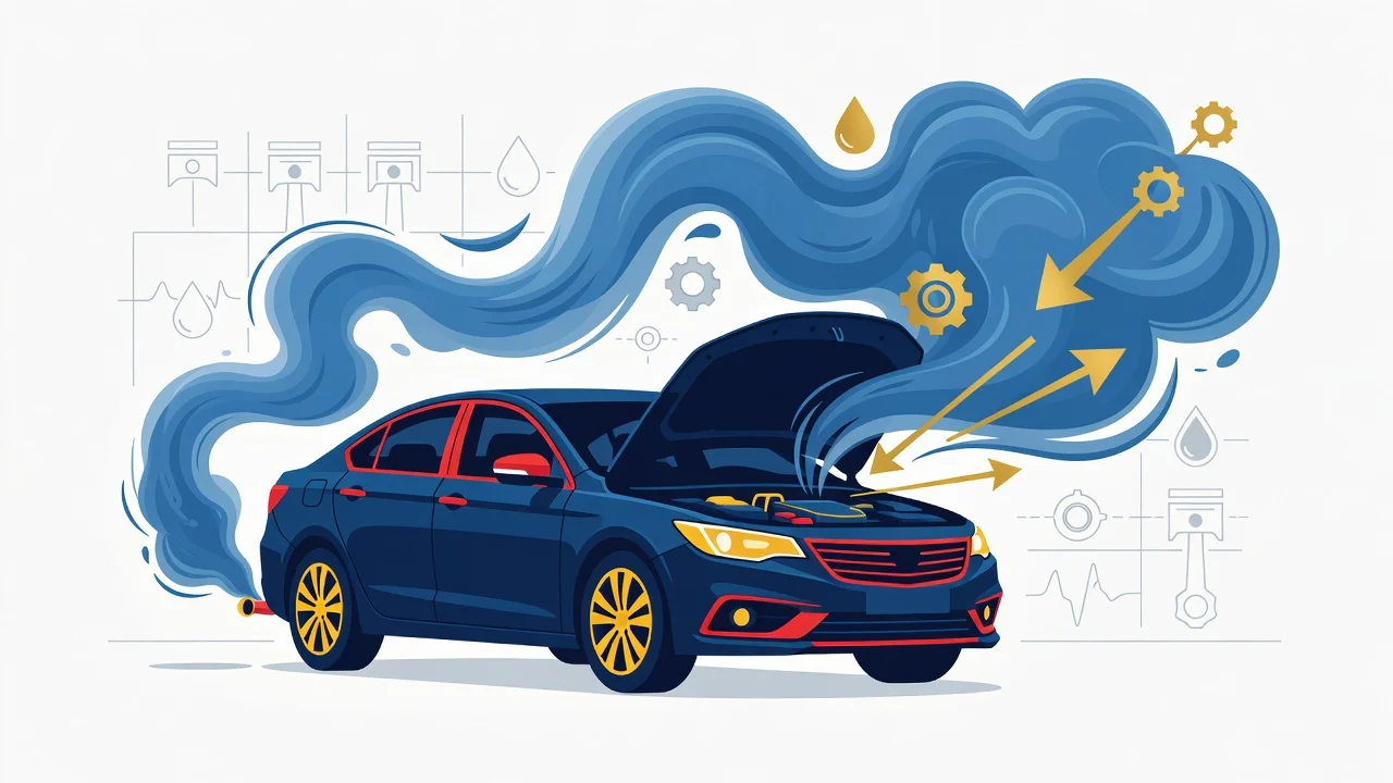 Carro Queimando Oleo: O Que a Fumaca Azul Indica