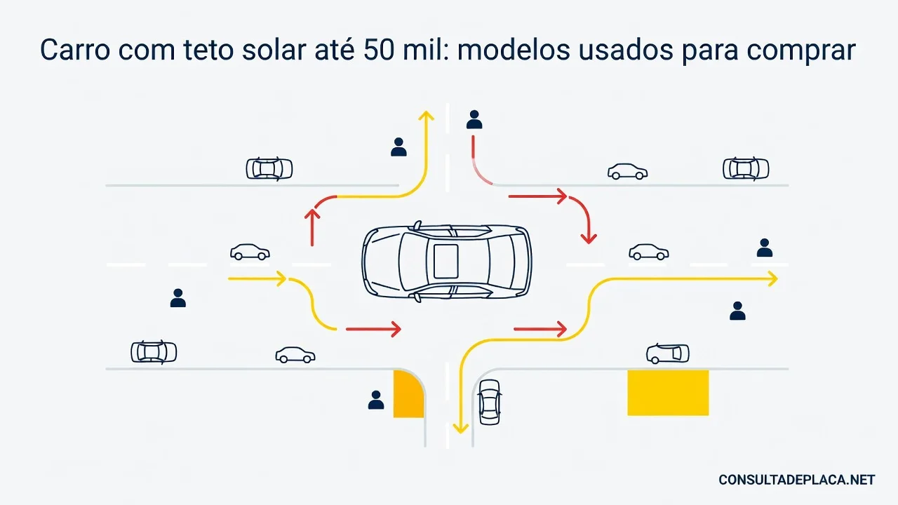 Carro com teto solar até 50 mil: modelos usados para comprar