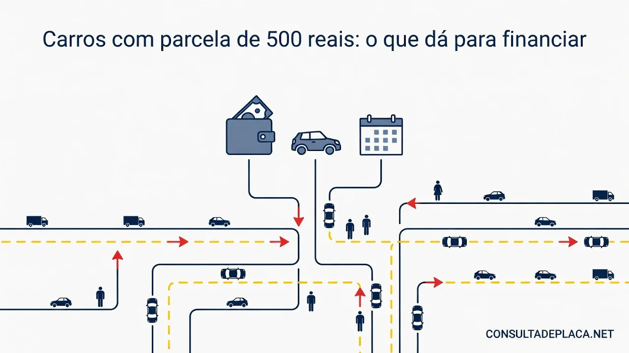 Carros com parcela de 500 reais: o que dá para financiar
