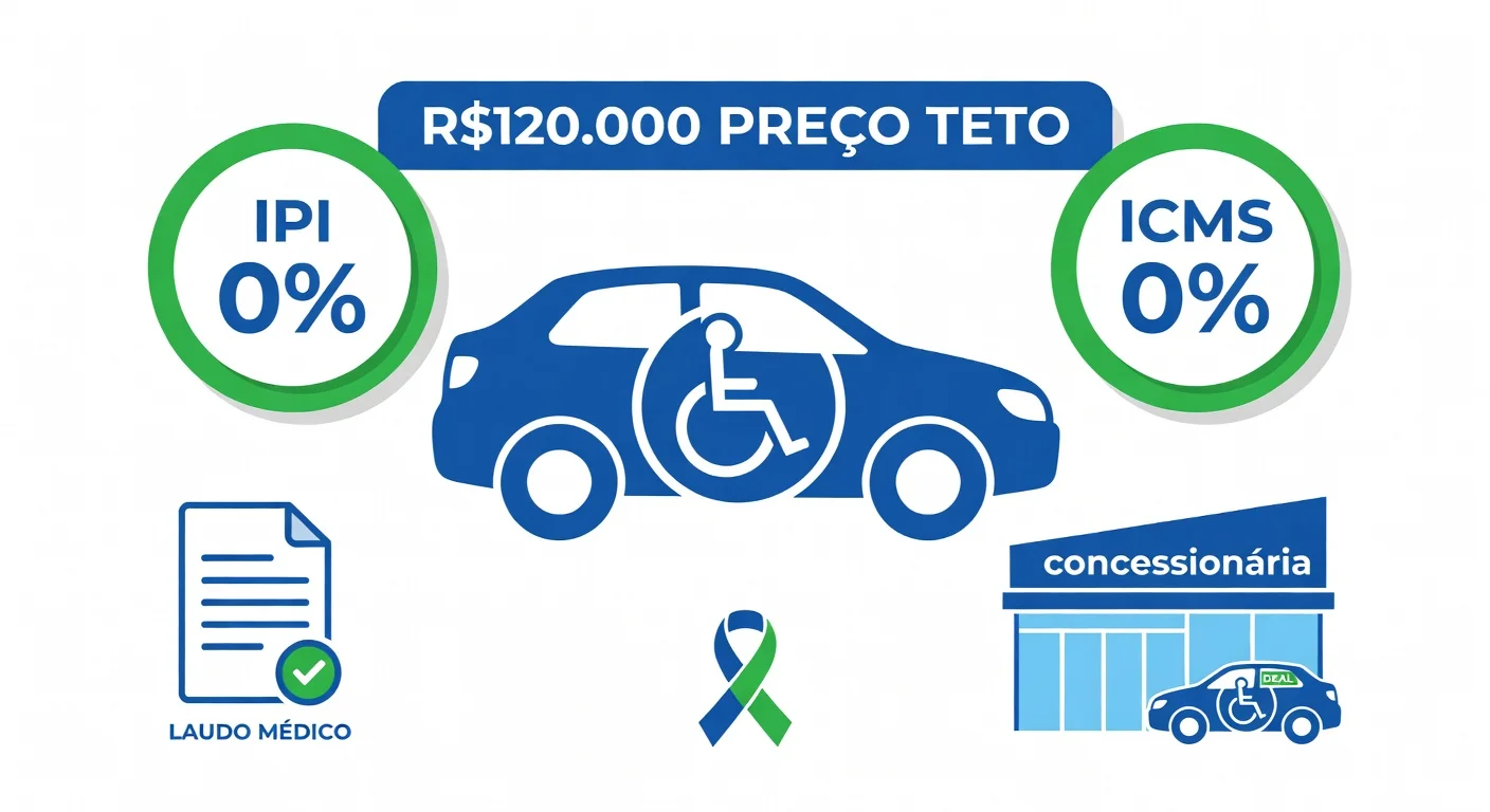 Carros PCD 2026: o que é, quem tem direito e como comprar