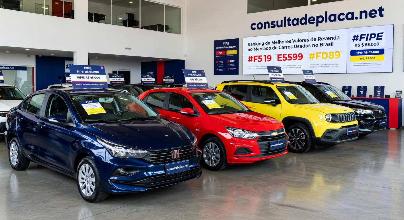 Carros que Menos Desvalorizam no Brasil em 2026: Ranking FIPE