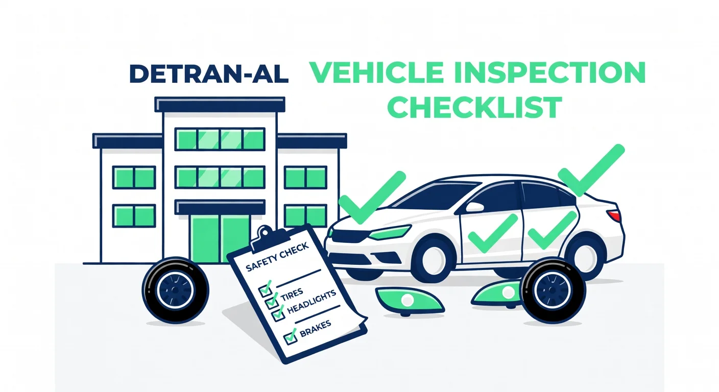 Checklist Vistoria Detran AL: Tudo que Você Precisa Levar em 2026