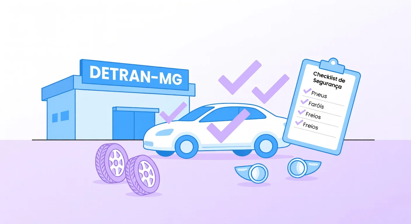 Checklist Vistoria Detran MG: Tudo que Você Precisa Levar em 2026